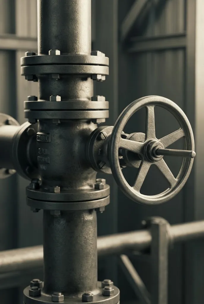 Heavy-duty industrial flow control valve